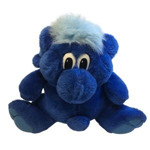 Collectors Vintage Kodak Kolorkins CLICK Soft Toy, Blue, Rare, 1989,  9”